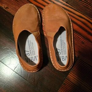 VIBAe ZUMA Leather Cognac Brown sz 37